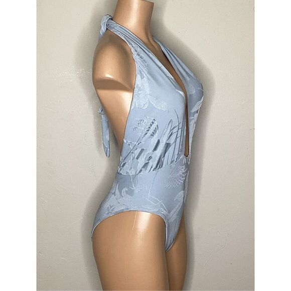 New. WET L.A. soft blue swimsuit. XSmall . Retails $228 - Picture 4 of 9
